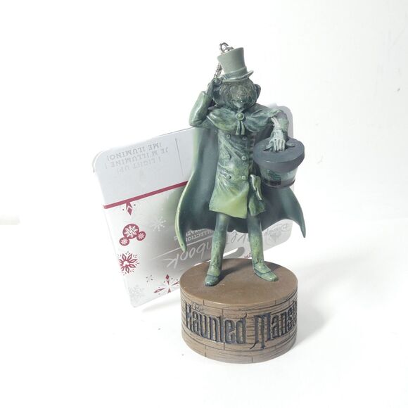 The Hatbox Ghost Haunted Mansion Light Up Ornament AS IS Disney Sketchbook - Picture 1 of 12